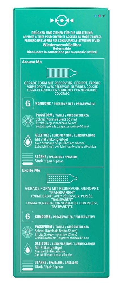 Durex Surprise Me - Zestaw 30 prezerwatyw, 4 warianty, Mix Classic