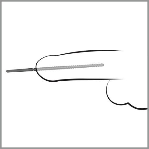 Mystim Plug Dilator ze stali nierdzewnej 24 cm, kulisty kształt