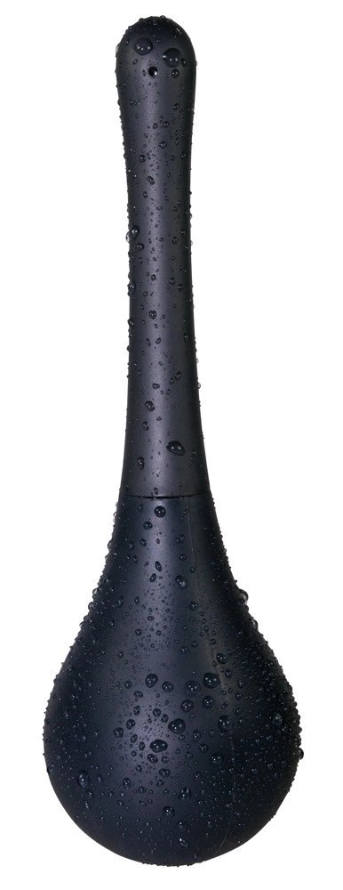 Rebel Irygator higieniczny czarny 200ml, wymienna końcowka silikonowa