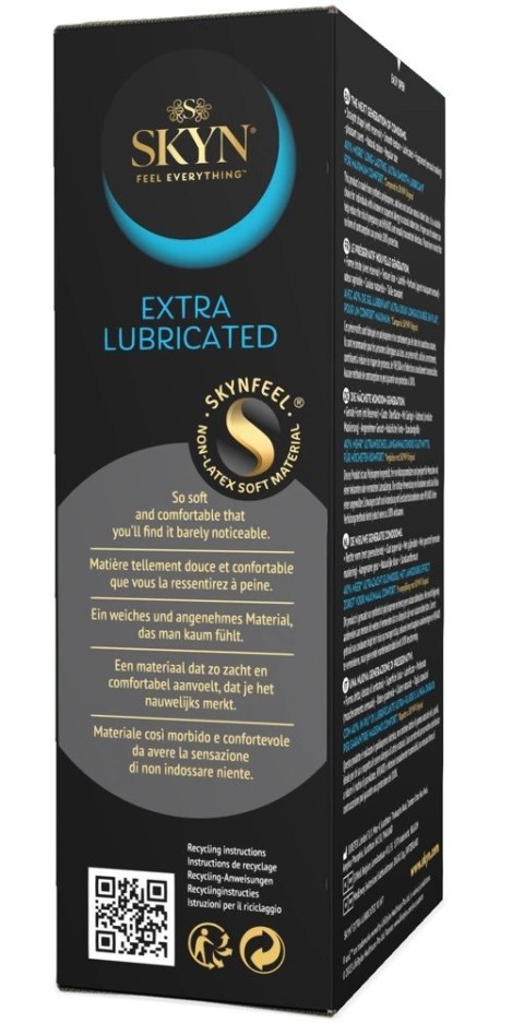 SKYN Extra Lubricated - Prezerwatywy nielateksowe, intensywne nawilżenie, 10 szt.