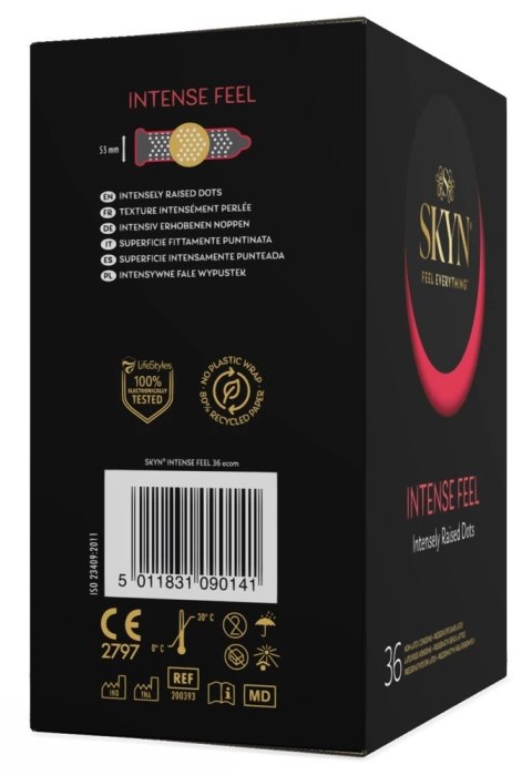 SKYN Intense Feel Prezerwatywy nielateksowe cienkie powłoka silikon 36 szt.