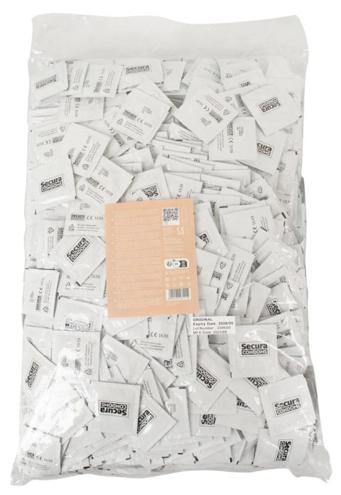 Secura Original 1000 szt. prezerwatywy klasyczne jedwabiście gładkie