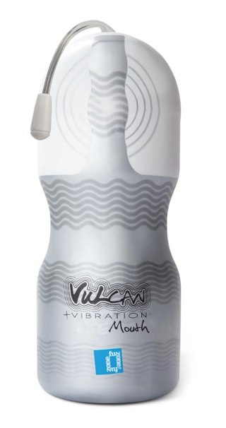 Vulcan Oral Stroker - Elastyczna maszyna intymna z wibracjami, 15 cm
