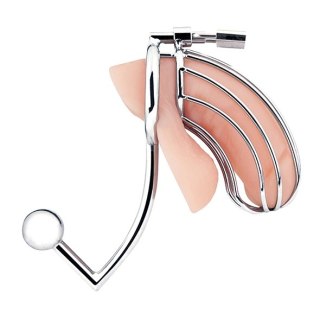 Blueline System blokujący z pierścieniem i modułem analnym, metalowy