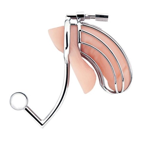 Blueline System blokujący z pierścieniem i modułem analnym, metalowy