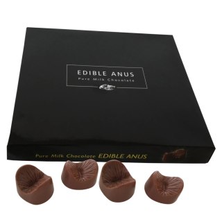 Edible Anus Czekoladki mleczne 80g oryginalny kształt prezentowy