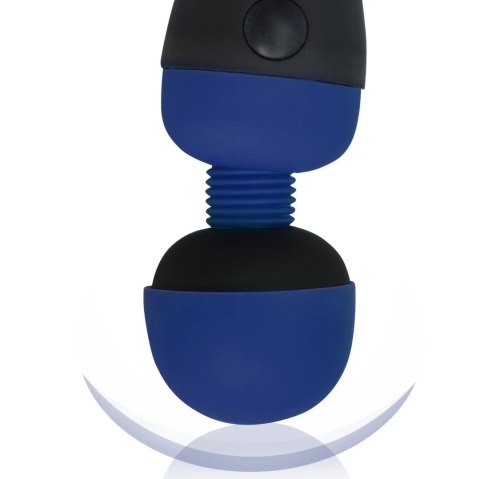 PalmPower Recharge masażer rożdżka z ruchomą głowką niebieski IPX7