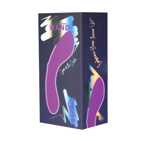 Swan Mini Swan Wand Fioletowy - Wodoodporny, Bezszwowy, Kompaktowy