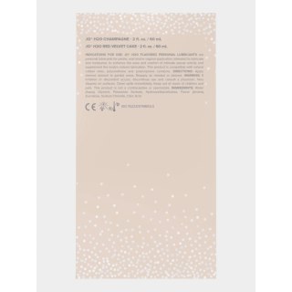 System JO Zestaw Lubrykantow Wodnych Champagne & Red Velvet 2x60ml