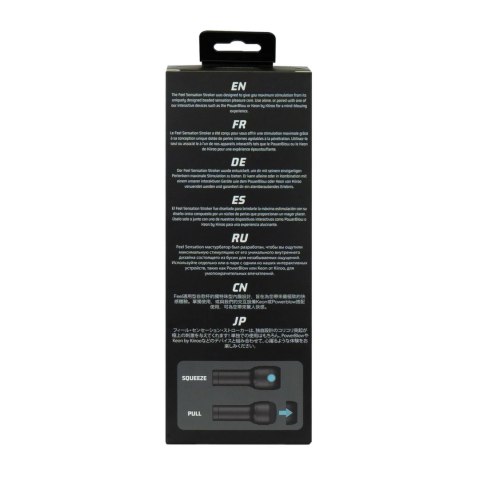 Kiiroo FeelSensation System Czarny - Dyskretna Maszyna Intymna TPE 23,7 cm