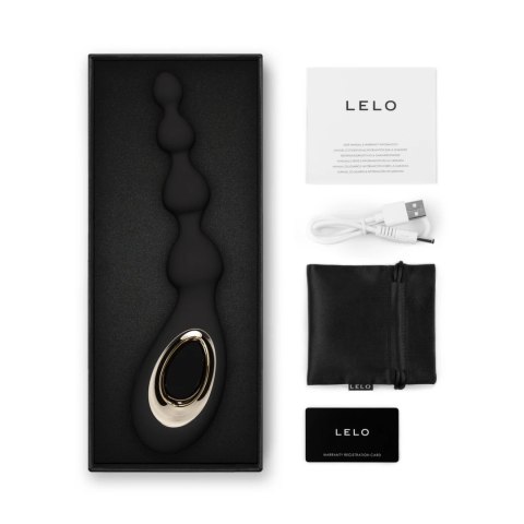 LELO Soraya Beads Black - System Kulek Z Masażem Bow-Motion 234mm