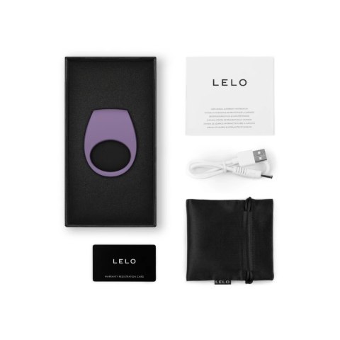 LELO Tor 3 Pierścień Wibrujący Fioletowy Zmierzch Sterowanie Bluetooth