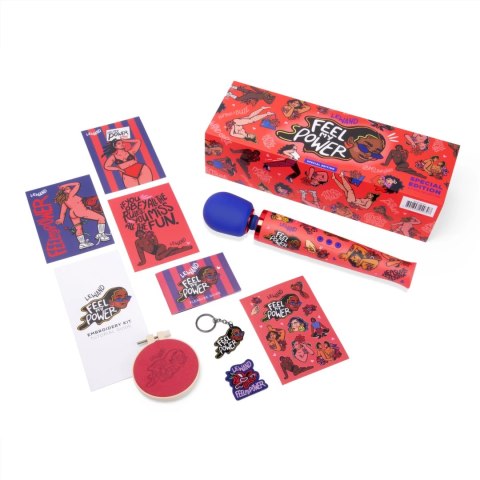 Le Wand Magiczna Rożdżka Kelly Malka Edycja Limitowana, 340 mm, silikon