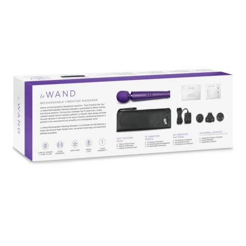 Le Wand Rechargeable Masażer Precyzyjny Fioletowy 10 Trybow