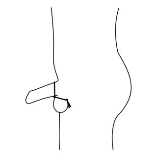 Nexus Double Adjustable Lasso - Czarny silikonowy pierścień regulowany