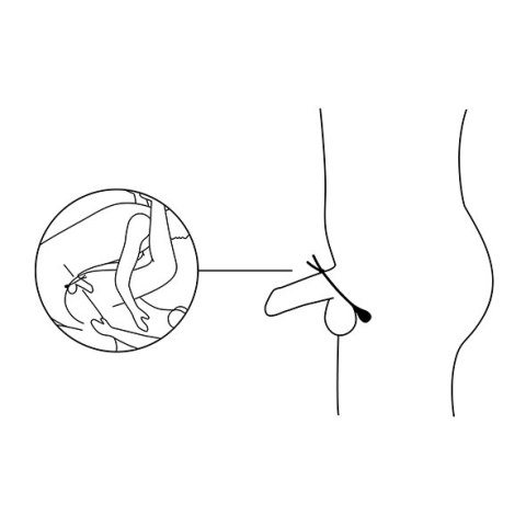 Nexus Forge Czarny Regulowany Pierścień Wibrujący Silikonowy USB