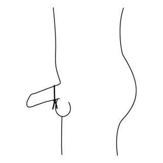 Nexus Forge regulowany pierścień silikonowy Lasso czarny