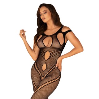 Obsessive G322 Bodystocking Czarny Anatomiczny S/M/L