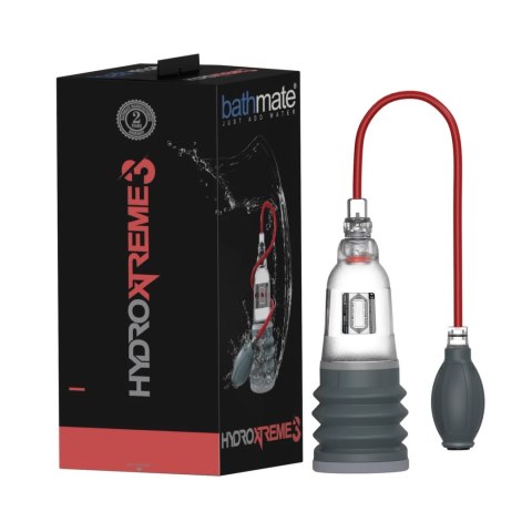 Bathmate HydroXtreme3 przezroczysta - system hydro-pneumatyczny do ćwiczeń