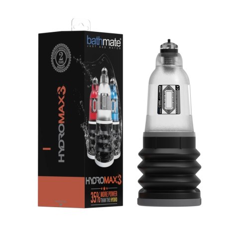 Bathmate Hydromax3 przezroczysty - system wodny do ćwiczeń intymnych