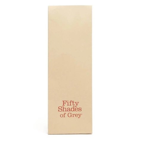 Fifty Shades of Grey mankiety na kostki czarno-czerwone z łańcuszkiem