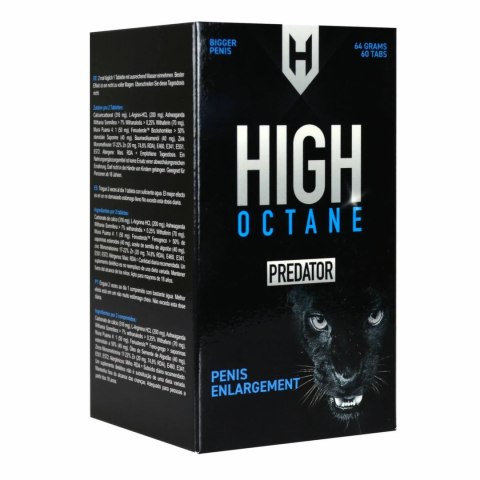 High Octane Predator - Suplement dla Panow 60 tabletek - L-arginina, ekstrakty