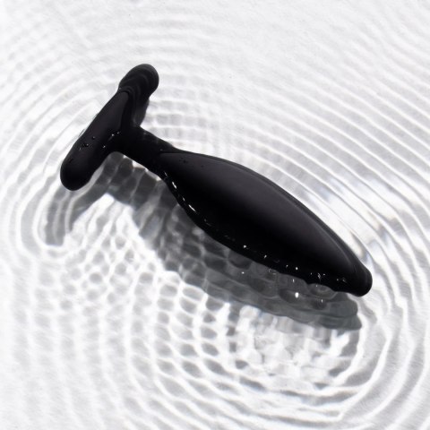 Je Joue Egon Czarny - Plug zdalnie sterowany, silikon medyczny, 135 mm