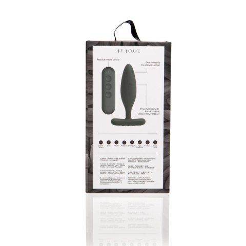 Je Joue Vesta Czarna - Zatyczka Anatomiczna z Pilotem, silikon medyczny