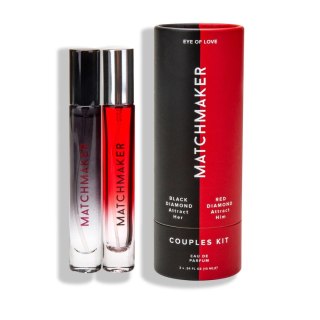Eye of Love Zestaw Perfum Red & Black Diamond 2x10ml z feromonami
