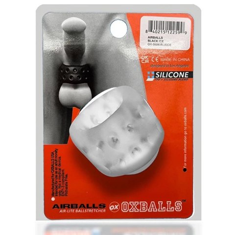 Oxballs Airballs Air-Lite transparentny pierścień intymny elastyczny