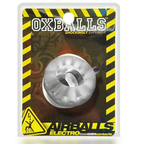 Oxballs Airballs Electro Air-Lite pierścień intymny przezroczysty