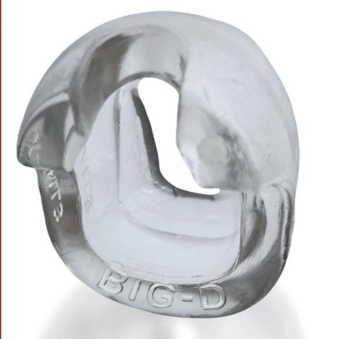 Oxballs Big-D Transparentny pierścień anatomiczny flexTPR XL