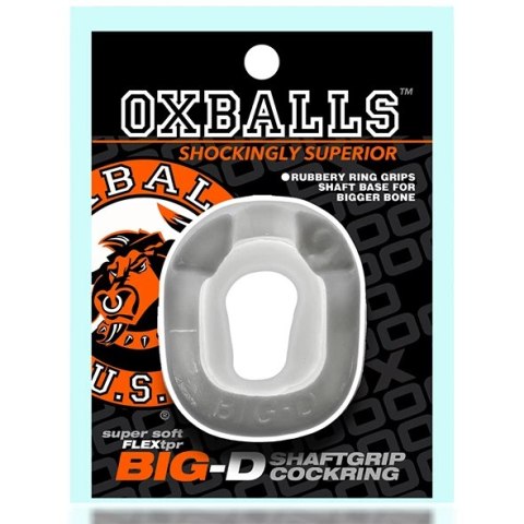 Oxballs Big-D pierścień anatomiczny flexTPR biały 9 cm