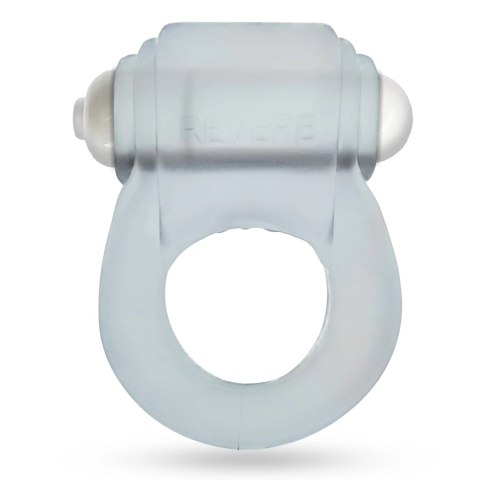 Oxballs Glowdick pierścień LED z wibracjami silikon przezroczysty