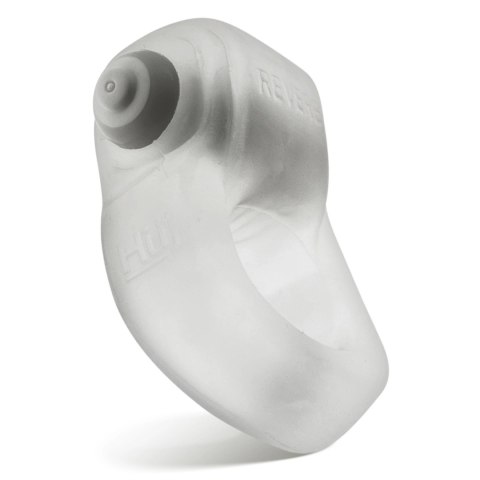 Oxballs Glowdick pierścień LED z wibracjami silikon przezroczysty