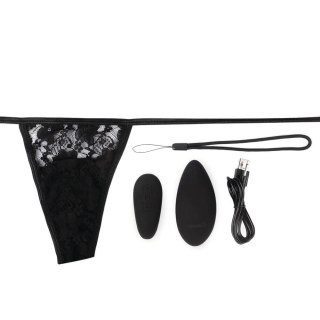 Screaming O My Secret Panty Set czarny - wibrujący model z pilotem