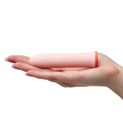 So Divine Self-Pleasure Kulowy Wibrator Prążkowany Jasny Roż USB