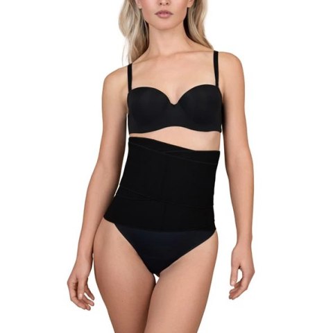 Bye Bra Pas Modelujący Talię Czarny 4m Uniwersalny Rozmiar