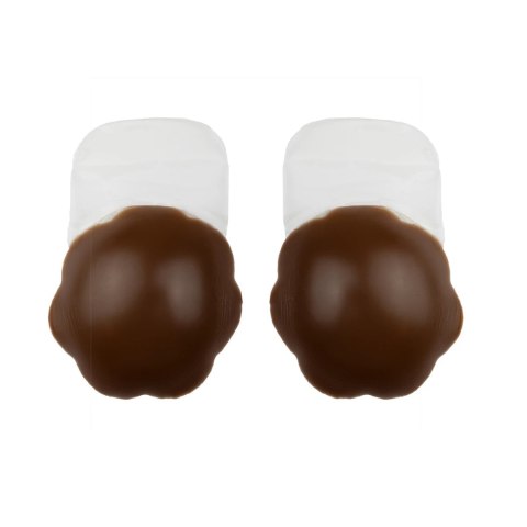 Bye Bra Silikonowe Nakładki Modelujące XL Brązowe Wielokrotnego Użytku