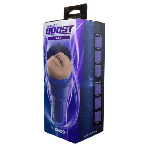 Fleshlight Boost Blow - Model z anatomiczną końcowką Usta, regulacja ssania