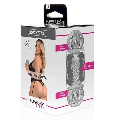 Fleshlight Quickshot Mia Malkova - kompaktowa maszyna intymna dwustronna