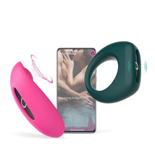 Magic Motion Candy & Dante Kit II - Zestaw dla par z wibracją, rożowy