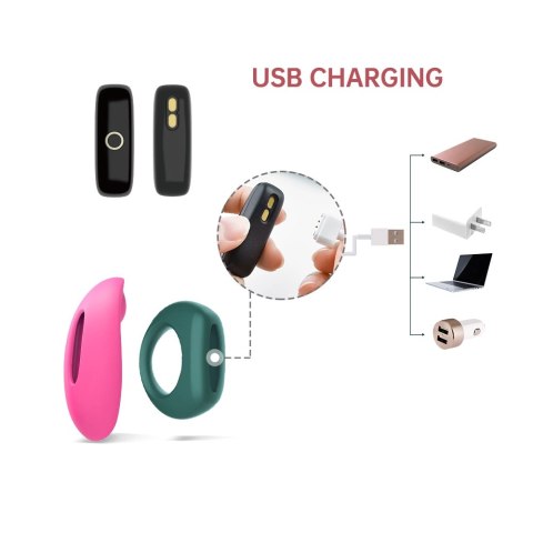 Magic Motion Candy & Dante Kit II - Zestaw dla par z wibracją, rożowy