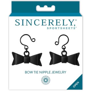Sportsheets Bowtie Clip - Biżuteria dekoracyjna z muszką, sztuczna skora