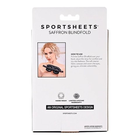 Sportsheets Saffron Czerwona Opaska Na Oczy z Pianką Memory