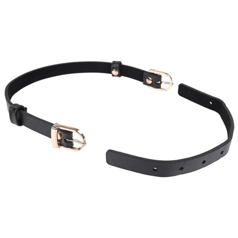 Sportsheets Sex & Mischief Double Buckle Collar czarna regulowana
