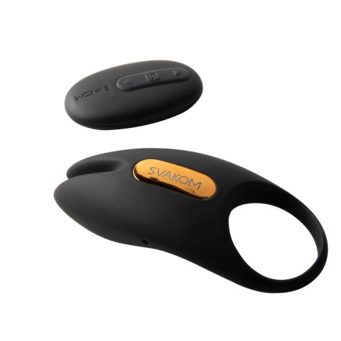 Svakom Winni 2 silikonowy pierścień intymny, Bluetooth, czarny