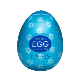 Tenga Egg Snow Crystal - Elastyczna maszyna intymna, 1 sztuka, chłodzący żel