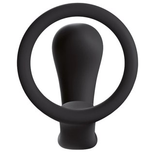 Fun Factory Bootie Ring Slate - silikonowy korek z pierścieniem 2w1