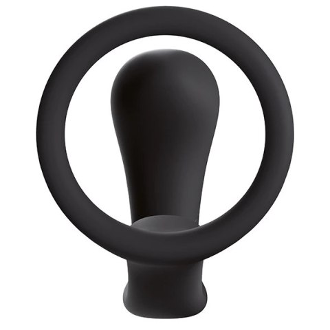 Fun Factory Bootie Ring Slate - silikonowy korek z pierścieniem 2w1